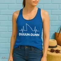 Shark Heartbeat Pulse Duuun-Dunn Women's Tank Top thumb 2