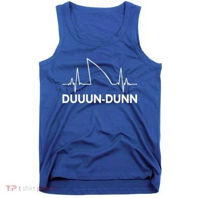Shark Heartbeat Pulse Duuun-Dunn Tank Top