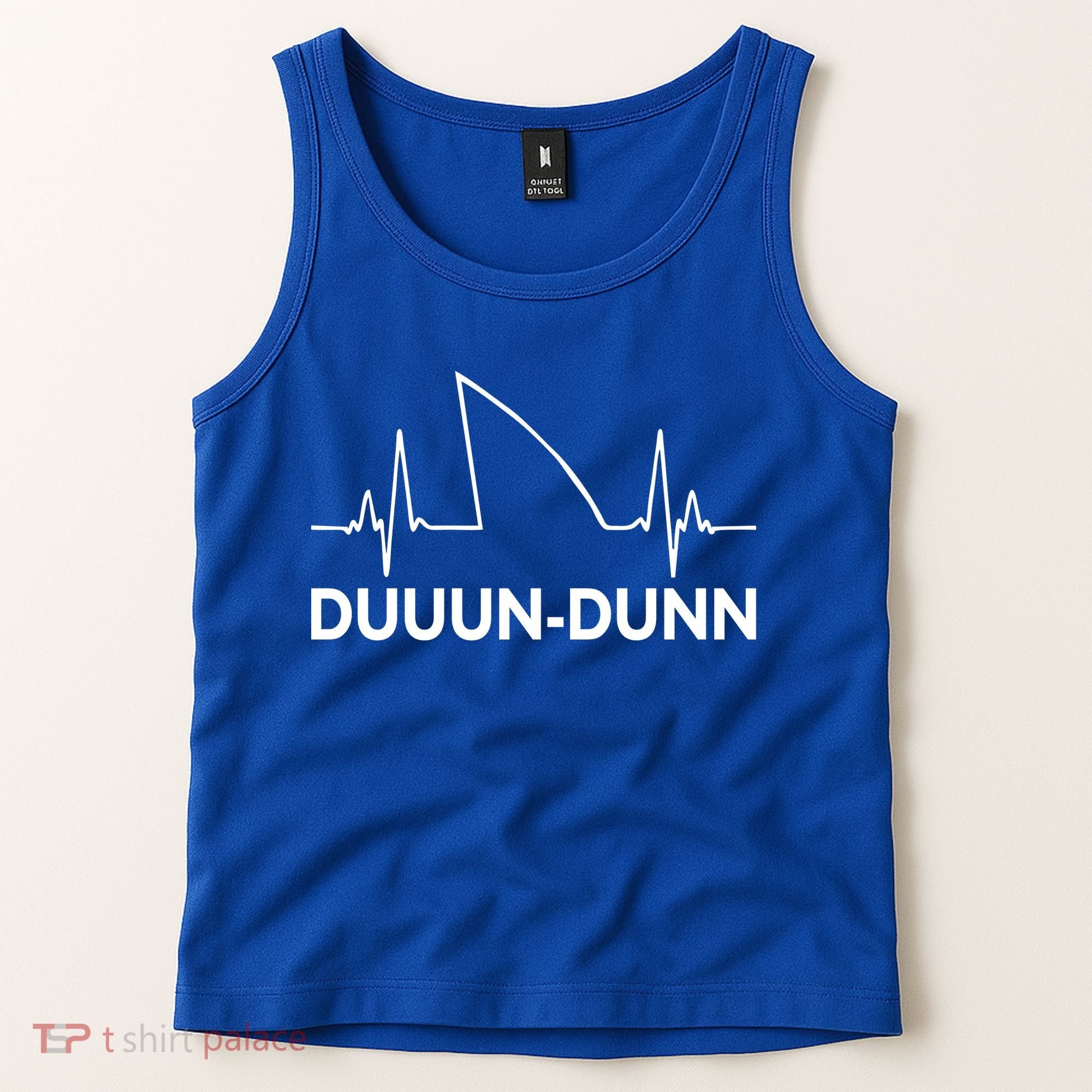 Shark Heartbeat Pulse Duuun-Dunn Tank Top