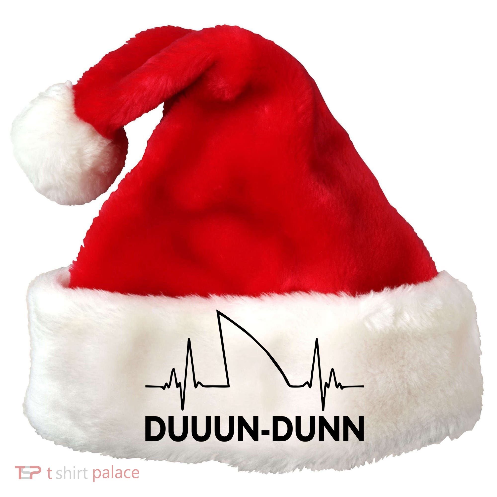 Shark Heartbeat Pulse Duuun-Dunn Santa Hat