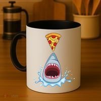 Shark Pizza Attack Coffee Mug thumb 4
