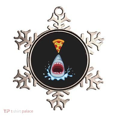 Shark Pizza Attack Ornament