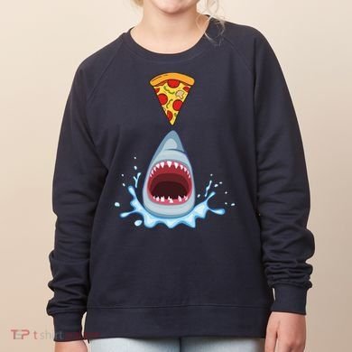 Shark Pizza Attack Women's Sweatshirt