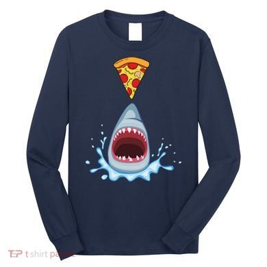 Shark Pizza Attack Long Sleeve Shirt