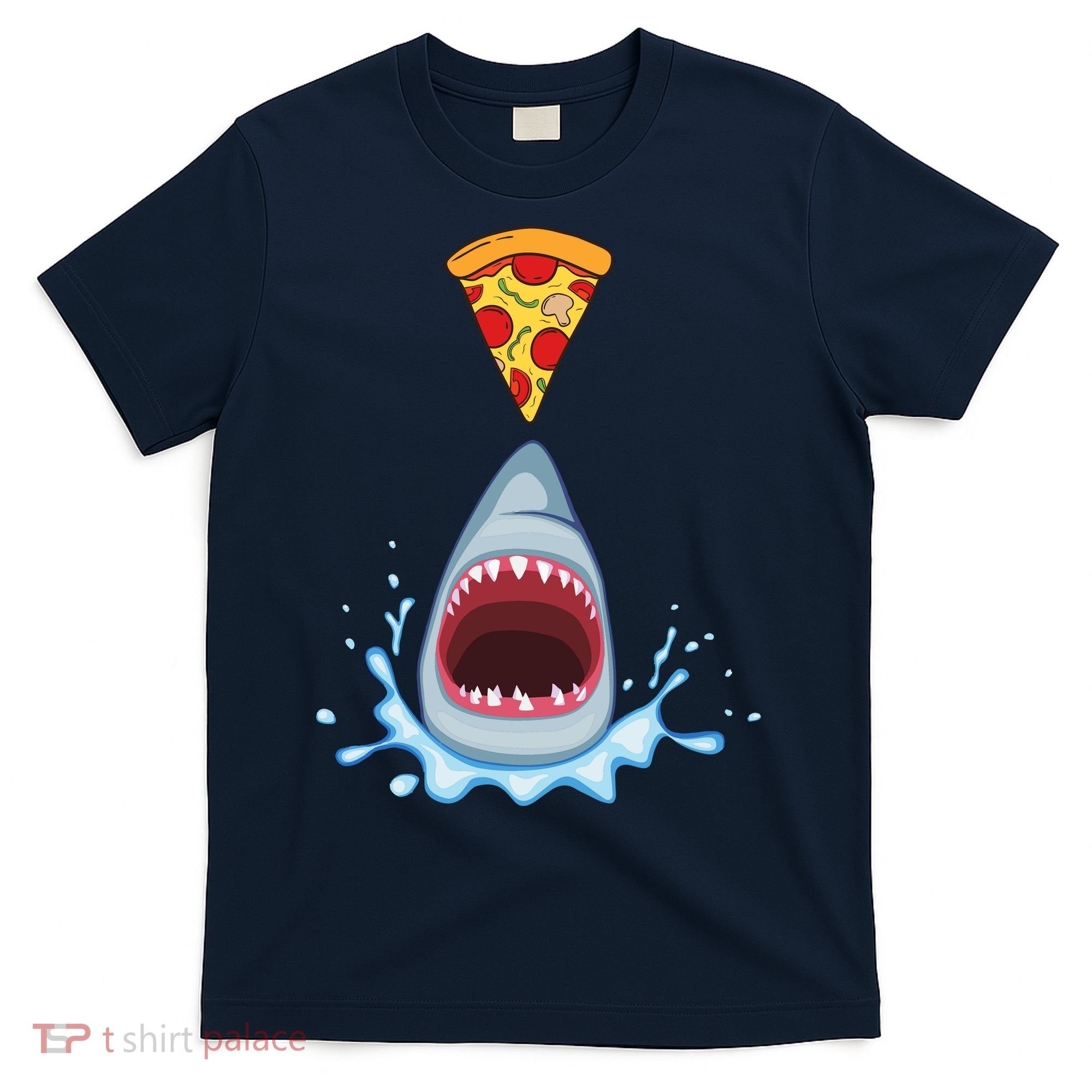 Shark Pizza Attack T-Shirt