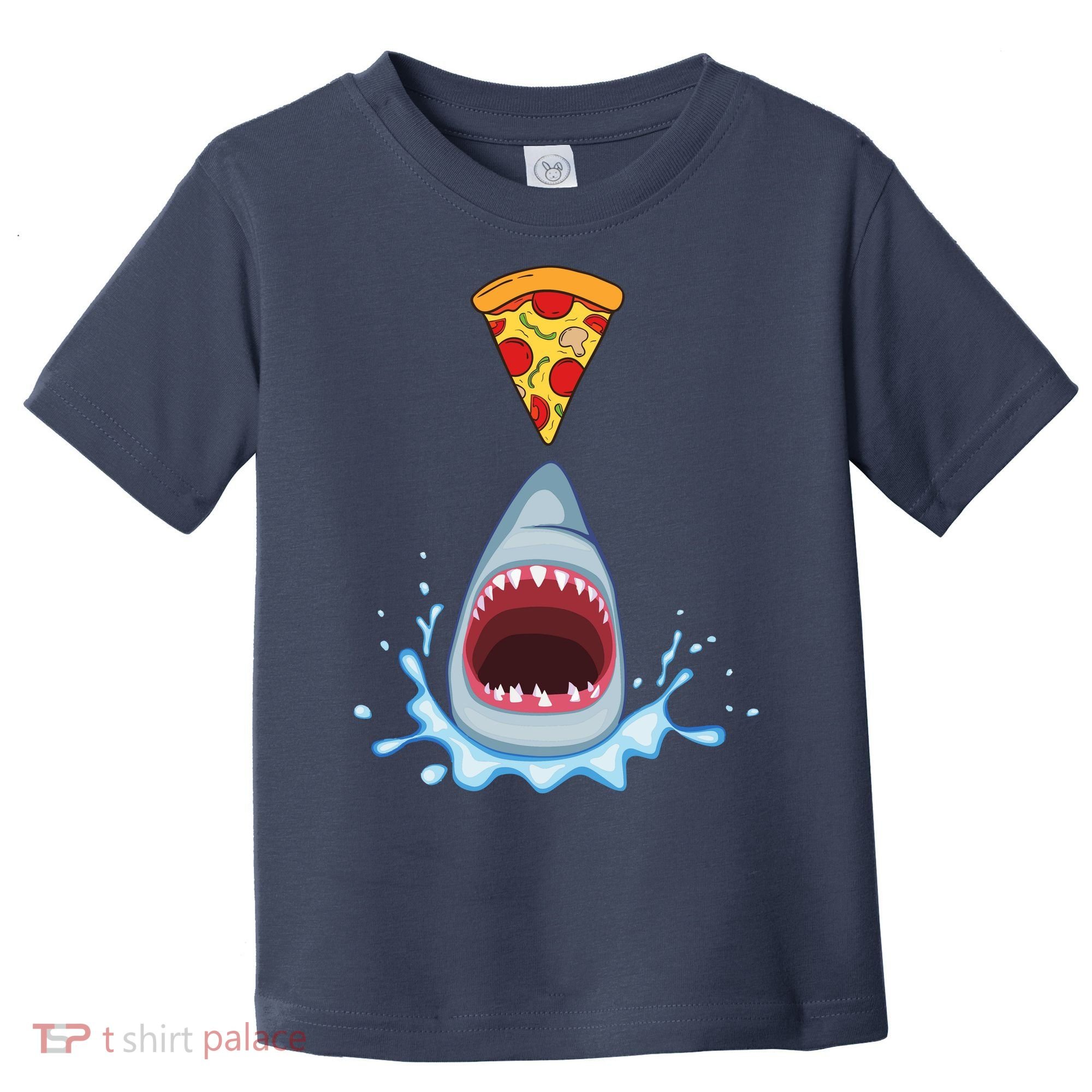 Shark Pizza Attack Toddler T-Shirt