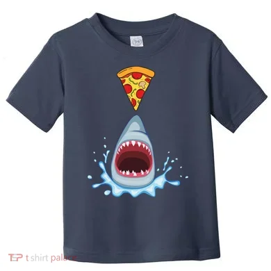 Shark Pizza Attack Toddler T-Shirt