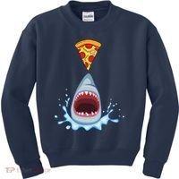 Shark Pizza Attack Kids Sweatshirt thumb 0