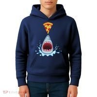 Shark Pizza Attack Kids Hoodie thumb 4