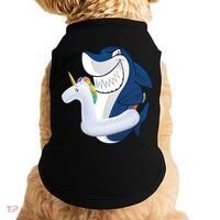 Shark Unicorn Float Pool Party Doggie Tank thumb 0