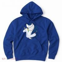 Shark Unicorn Float Pool Party Hoodie thumb 0