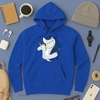 Shark Unicorn Float Pool Party Hoodie thumb 3