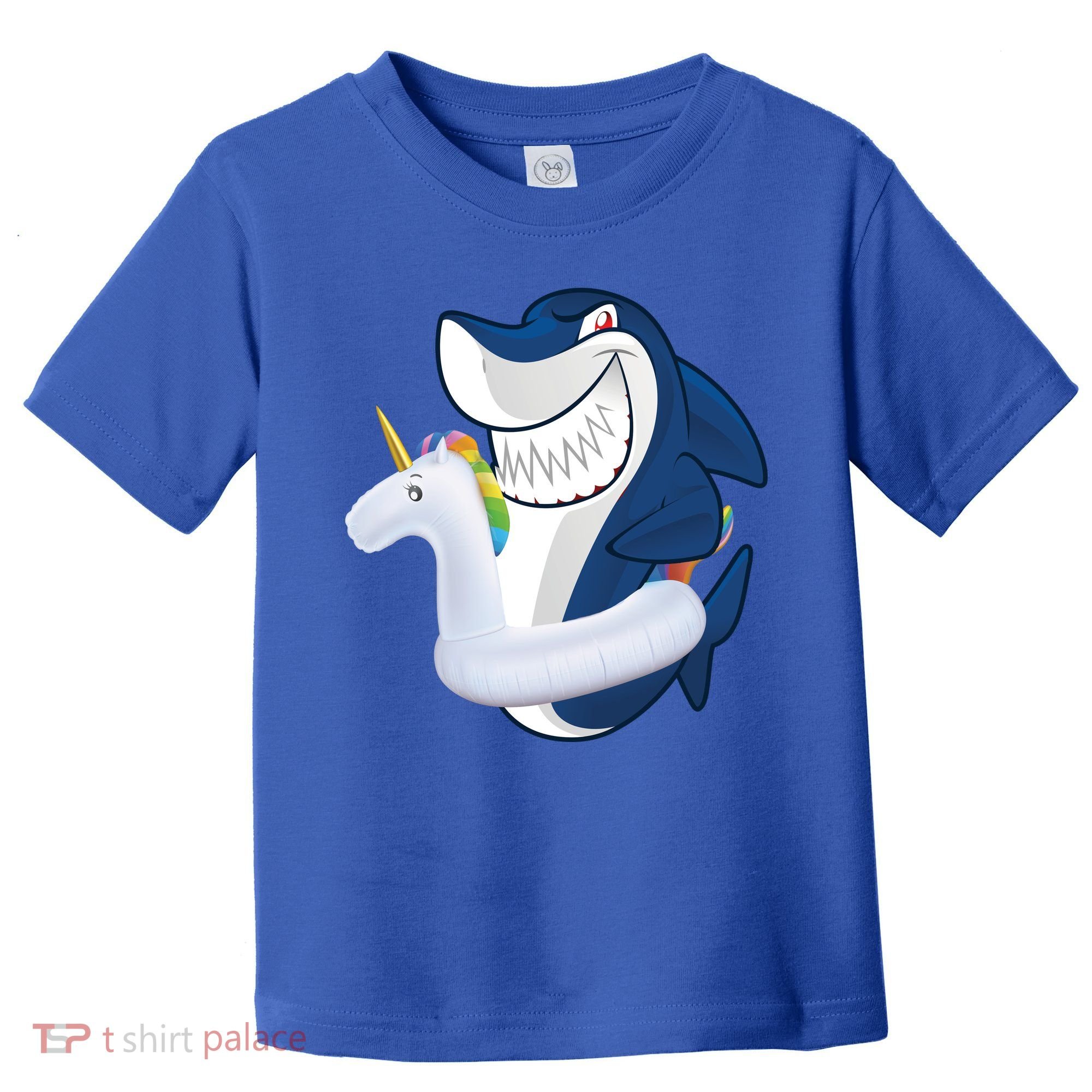 Shark Unicorn Float Pool Party Toddler T-Shirt