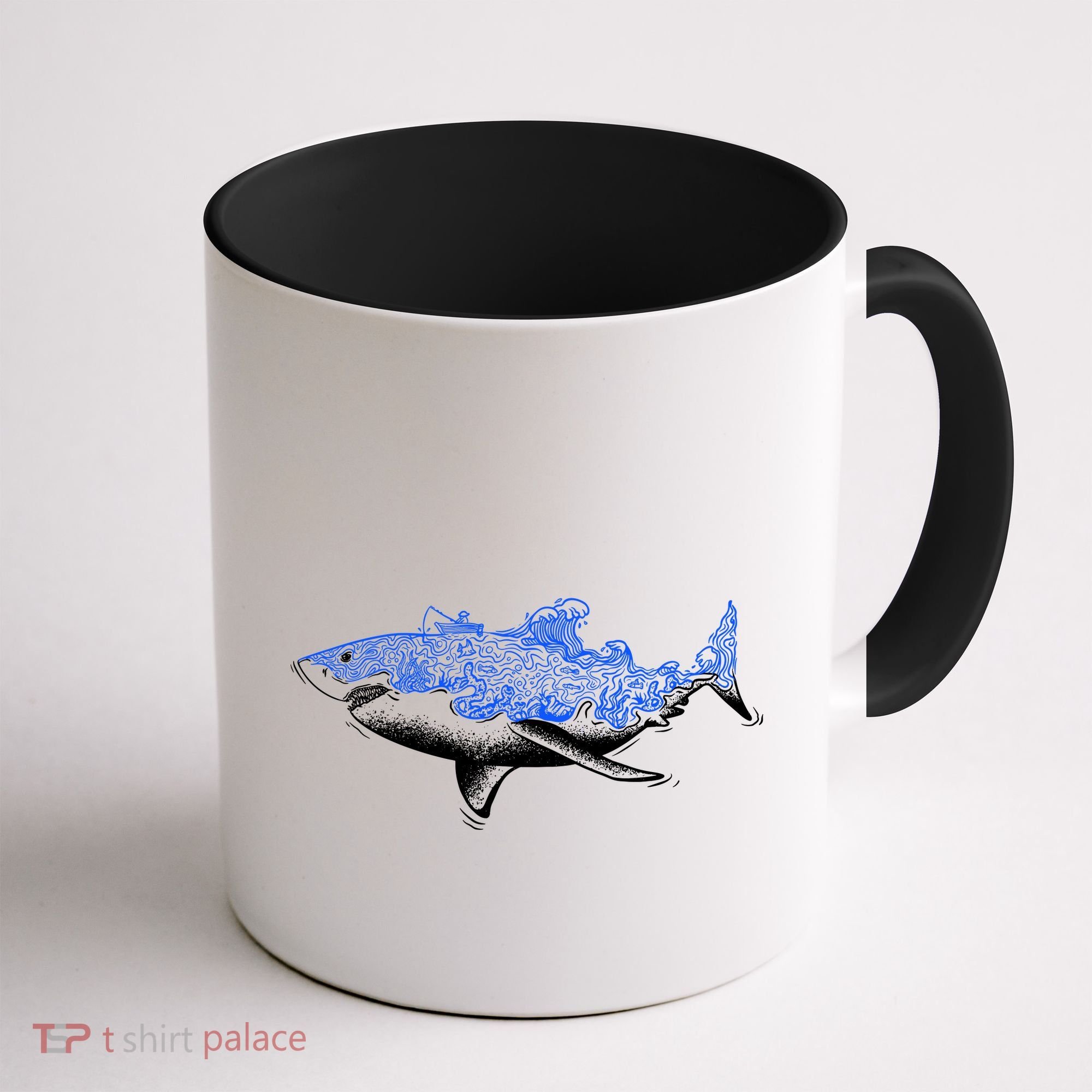 Shark Wave Coffee Mug