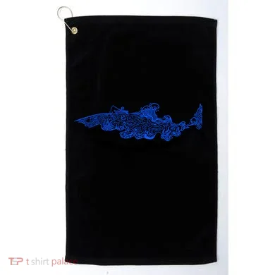 Shark Wave Golf Towel