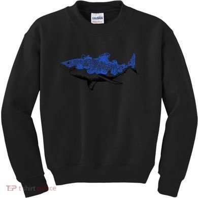 Shark Wave Kids Sweatshirt
