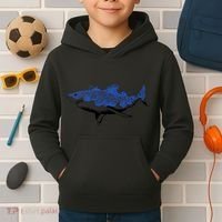 Shark Wave Kids Hoodie thumb 2
