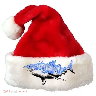 Shark Wave Santa Hat