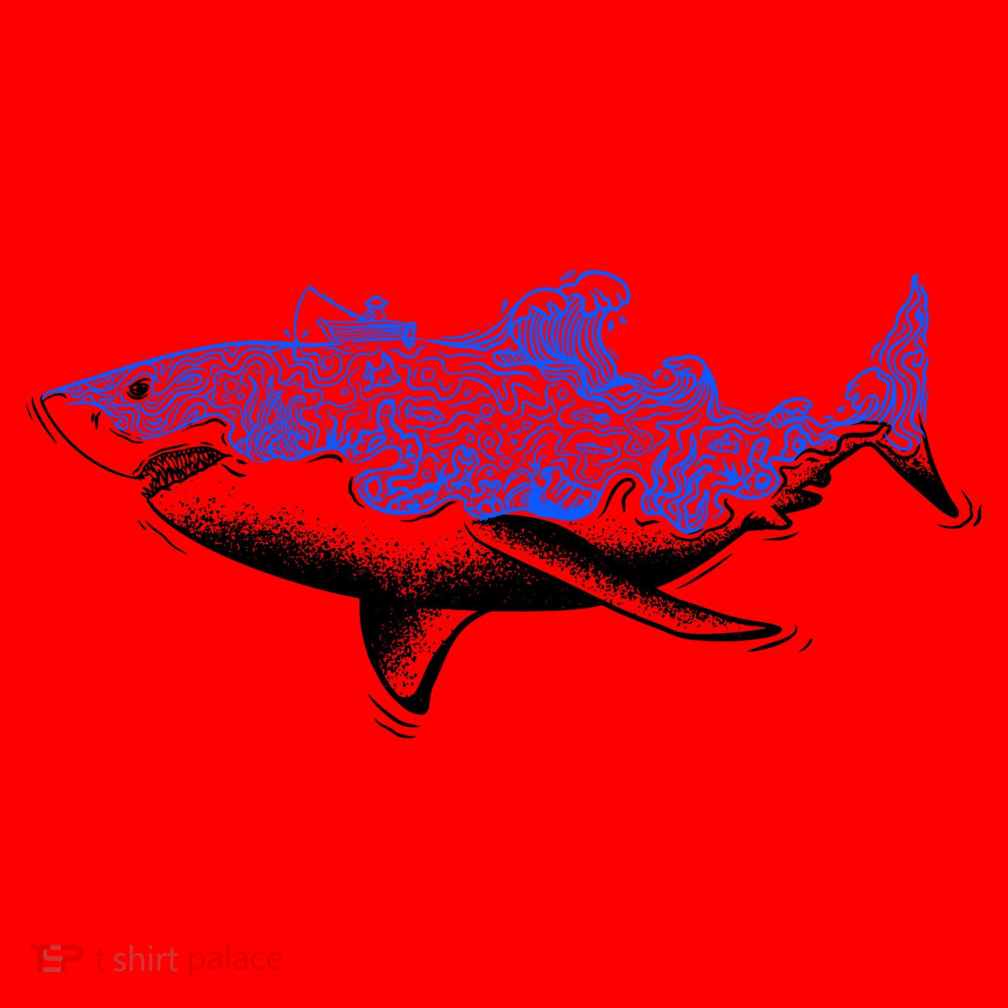 Shark Wave Santa Hat