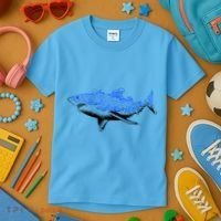 Shark Wave Kids T-Shirt thumb 3