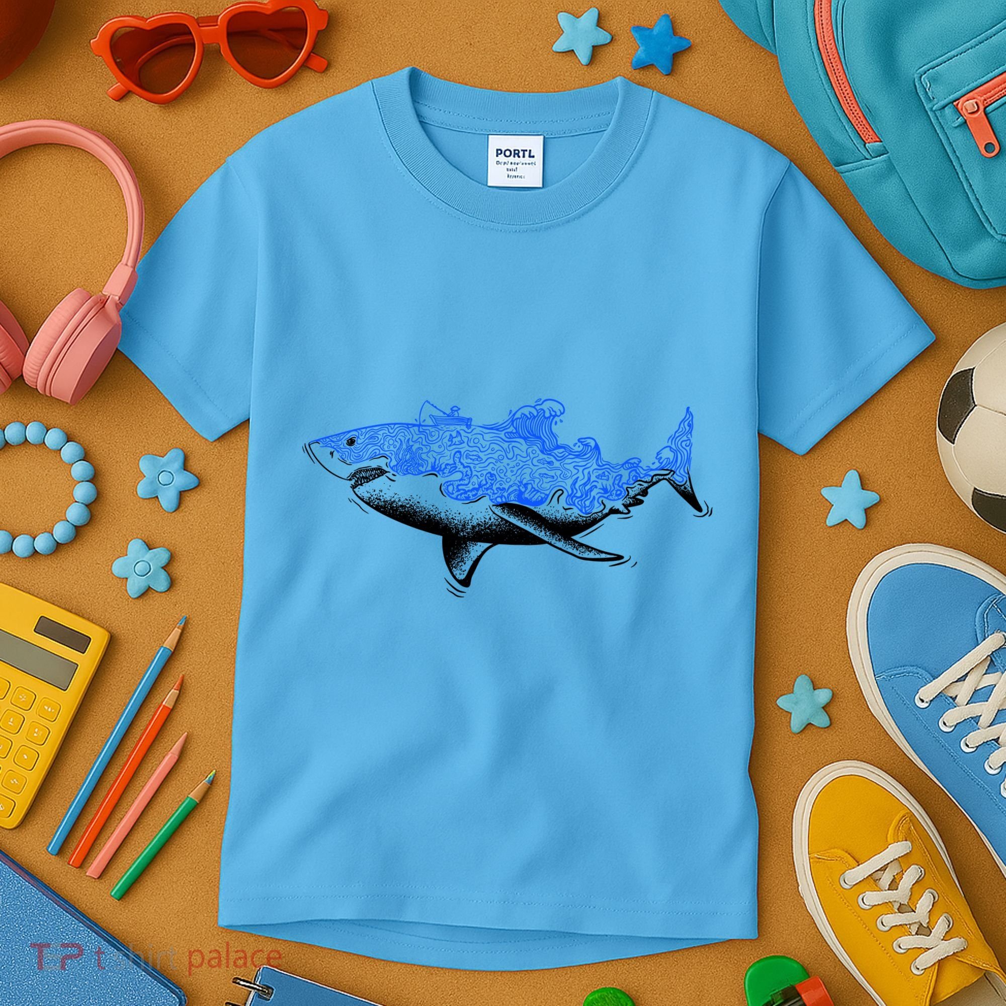 Shark Wave Kids T-Shirt