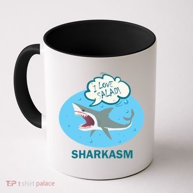 Sharkasm Coffee Mug