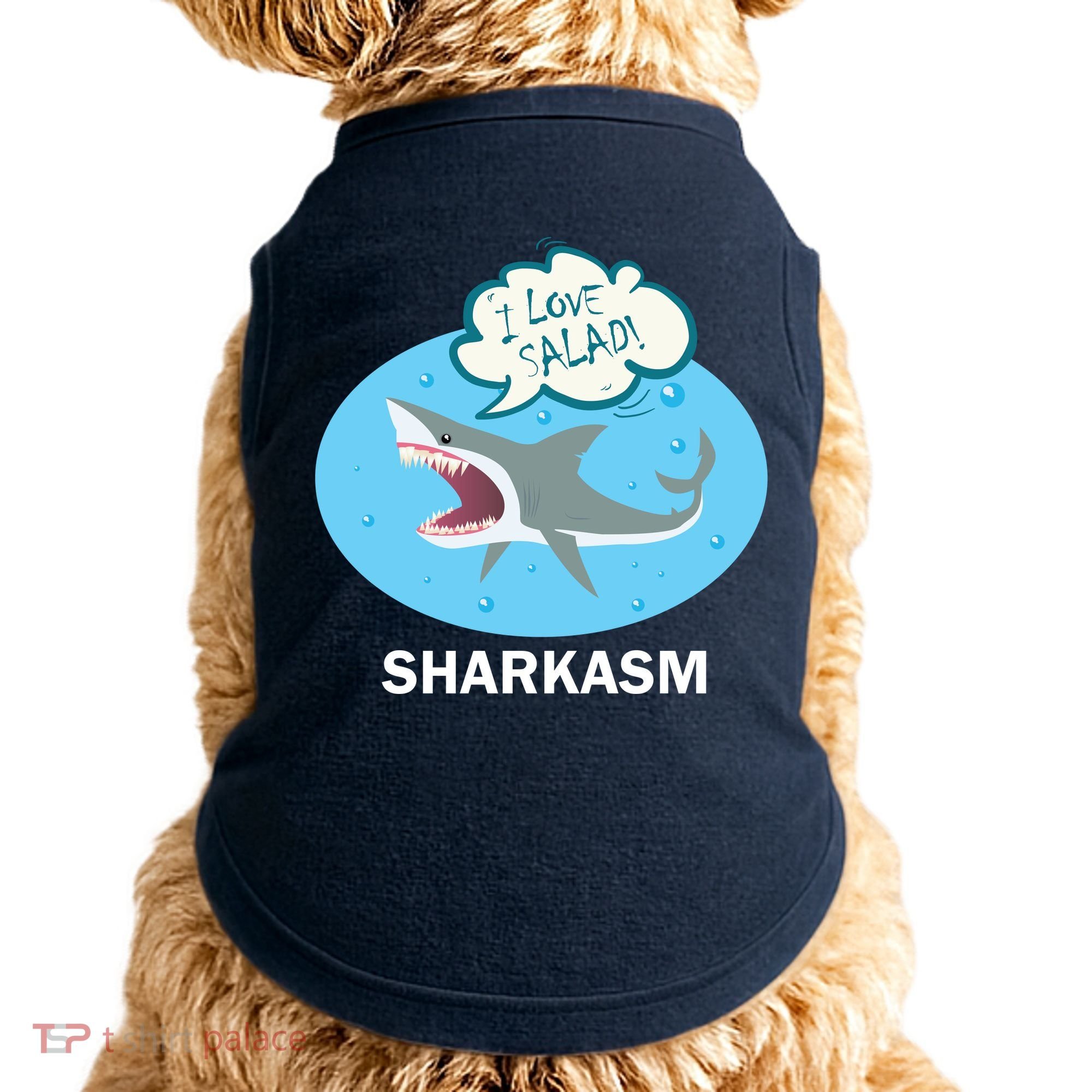 Sharkasm Doggie Tank