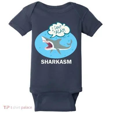 Sharkasm Baby Bodysuit