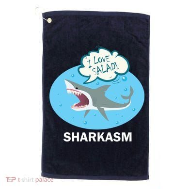 Sharkasm Golf Towel