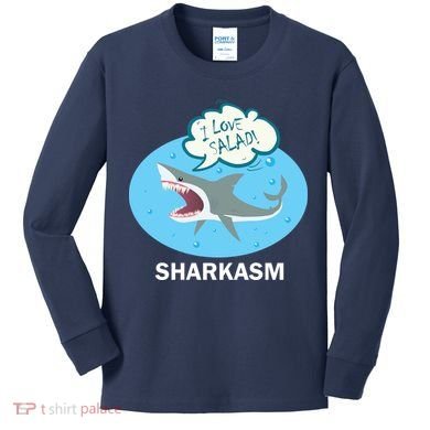 Sharkasm Kids Long Sleeve Shirt