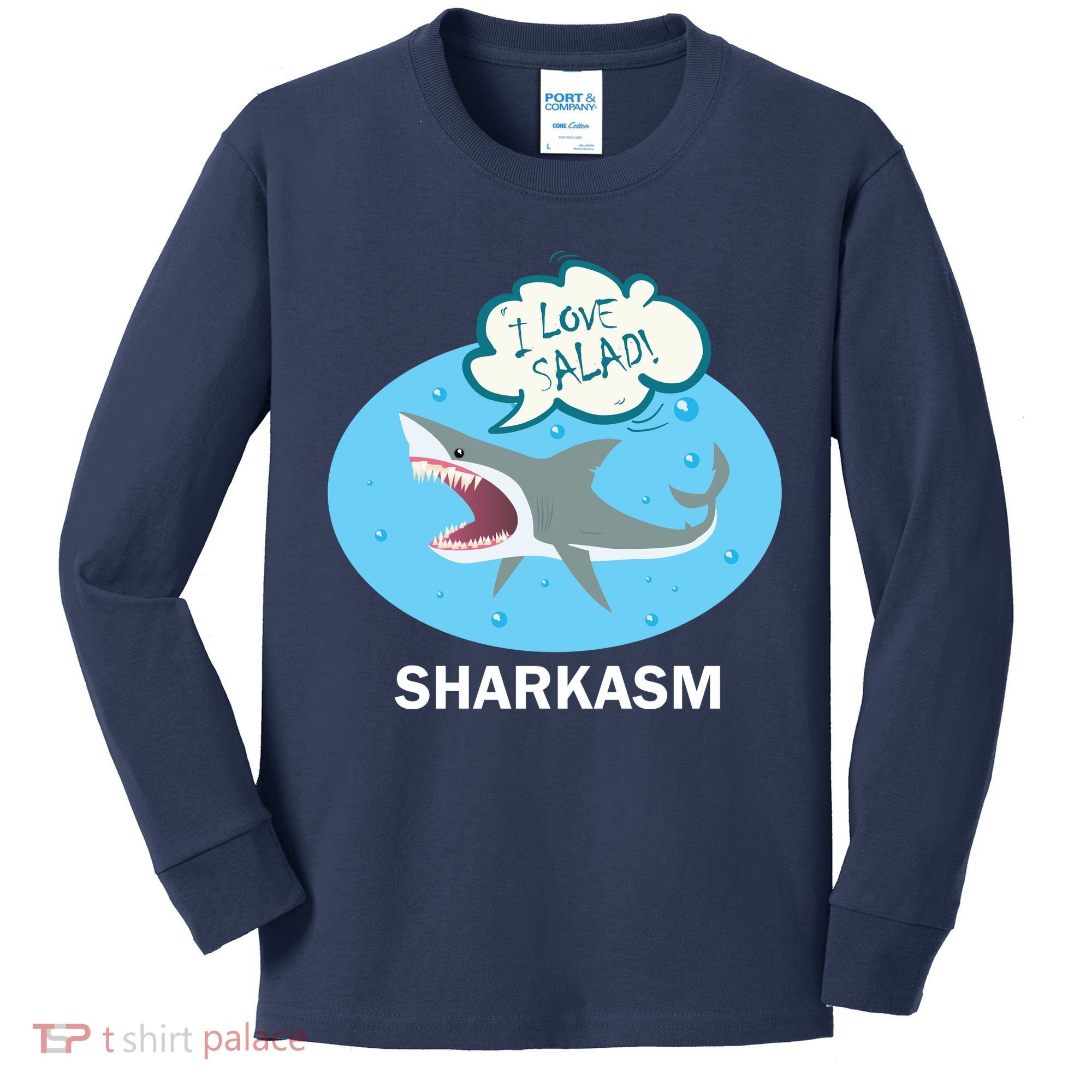 Sharkasm Kids Long Sleeve Shirt