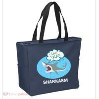 Sharkasm Tote Bag thumb 2