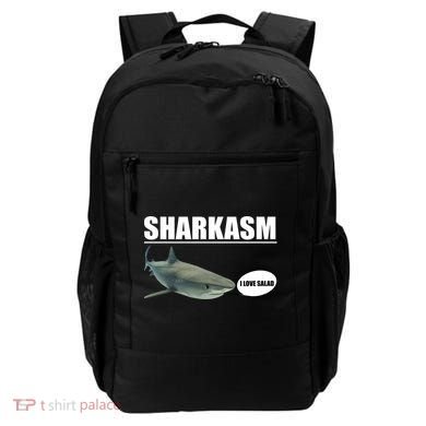 Sharkasm Funny Shark I Love Salad Backpack