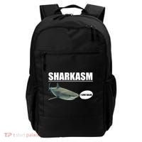 Sharkasm Funny Shark I Love Salad Backpack thumb 0