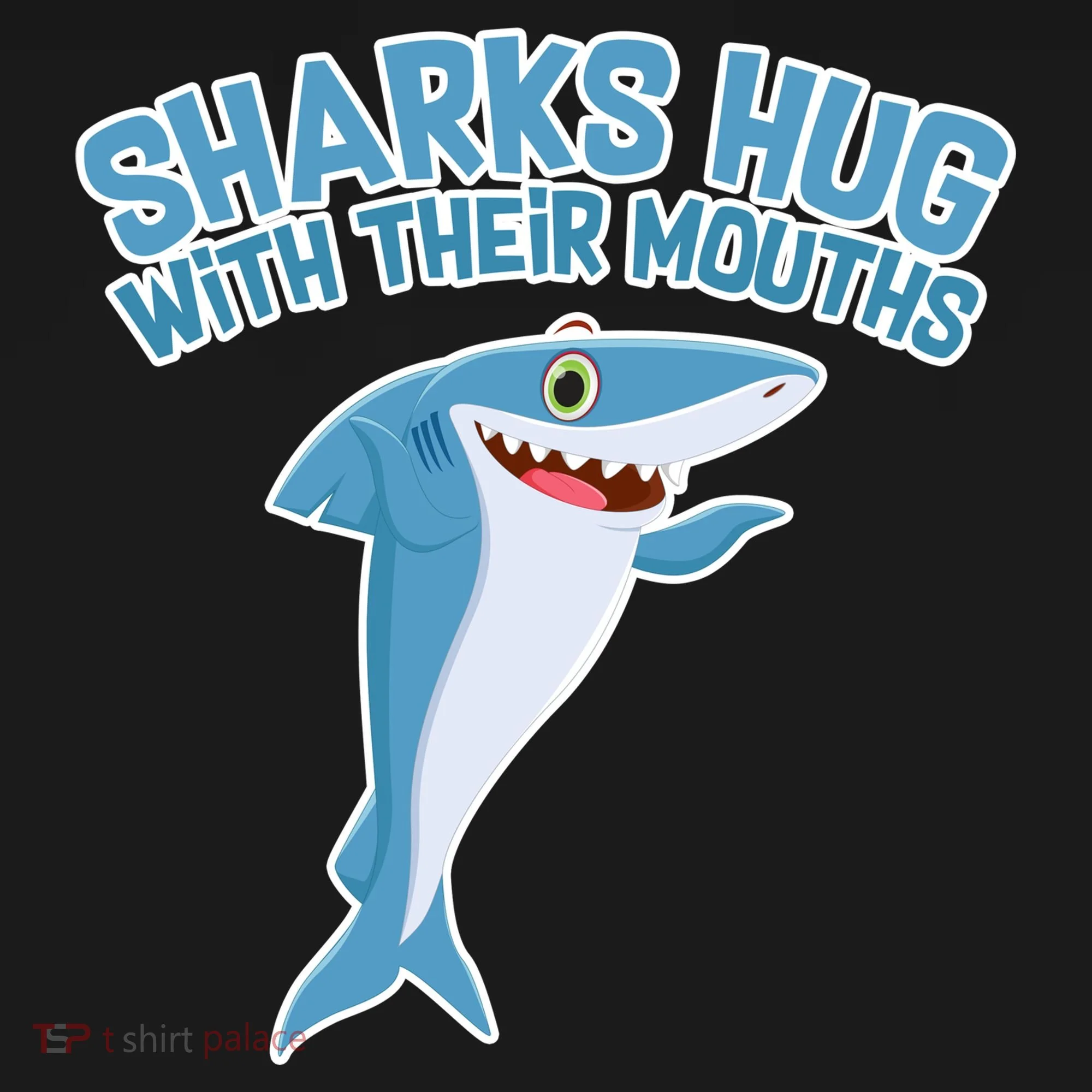 Sharks Hug With Their Mouth Women's Hoodie