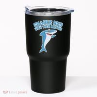 Sharks Hug With Their Mouth Tumbler thumb 0