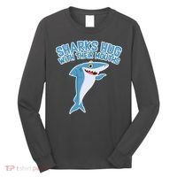 Sharks Hug With Their Mouth Long Sleeve Shirt thumb 0