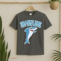 Sharks Hug With Their Mouth T-Shirt thumb 2