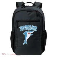 Sharks Hug With Their Mouth Backpack thumb 0