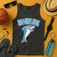 Sharks Hug With Their Mouth Tank Top thumb 4