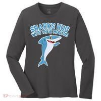 Sharks Hug With Their Mouth Women's Long Sleeve Shirt thumb 0