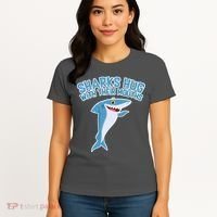 Sharks Hug With Their Mouth Women's T-Shirt thumb 4