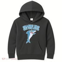 Sharks Hug With Their Mouth Kids Hoodie thumb 0