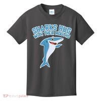 Sharks Hug With Their Mouth Kids T-Shirt thumb 0
