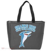 Sharks Hug With Their Mouth Tote Bag thumb 0