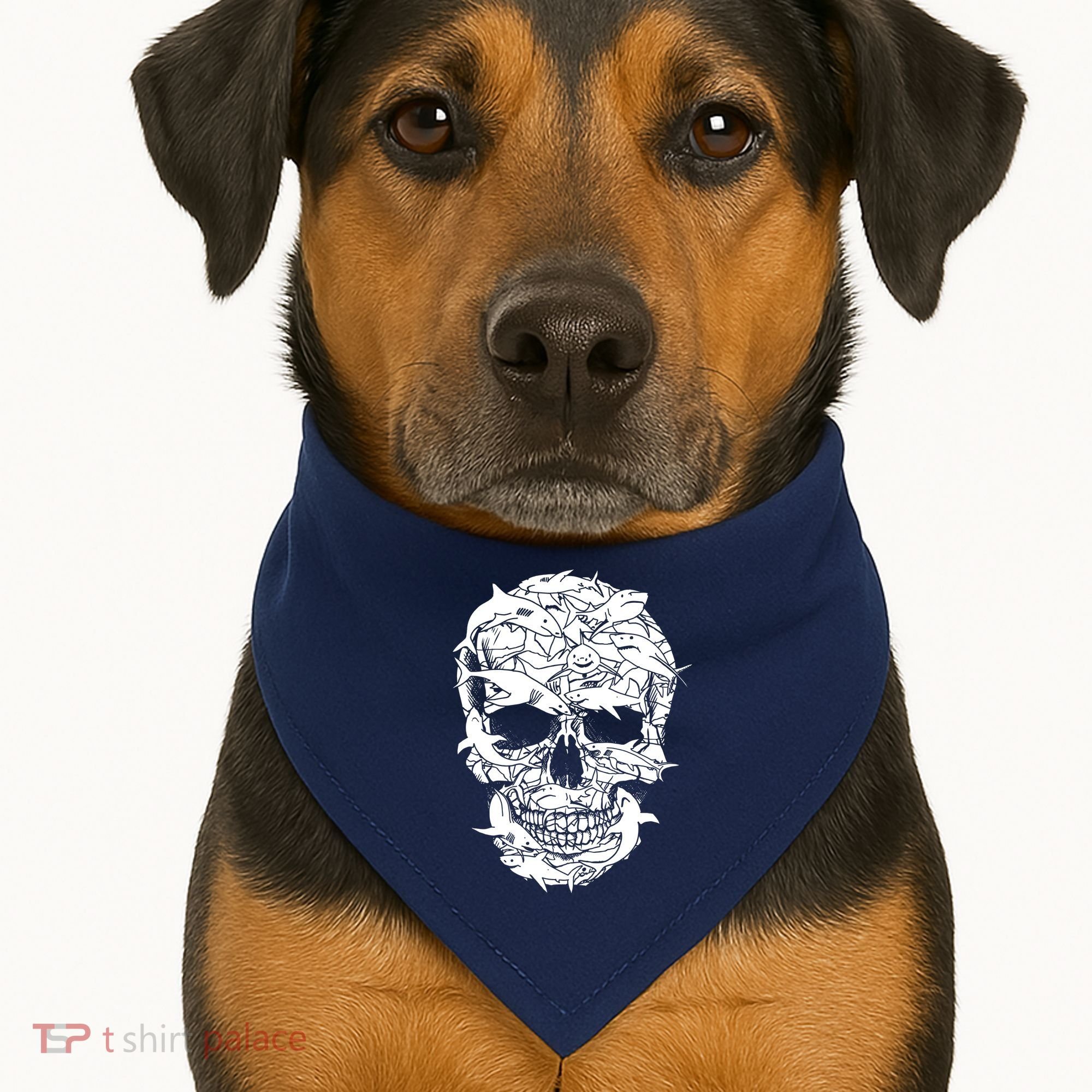 Sharks of Death USA-Made Doggie Bandana