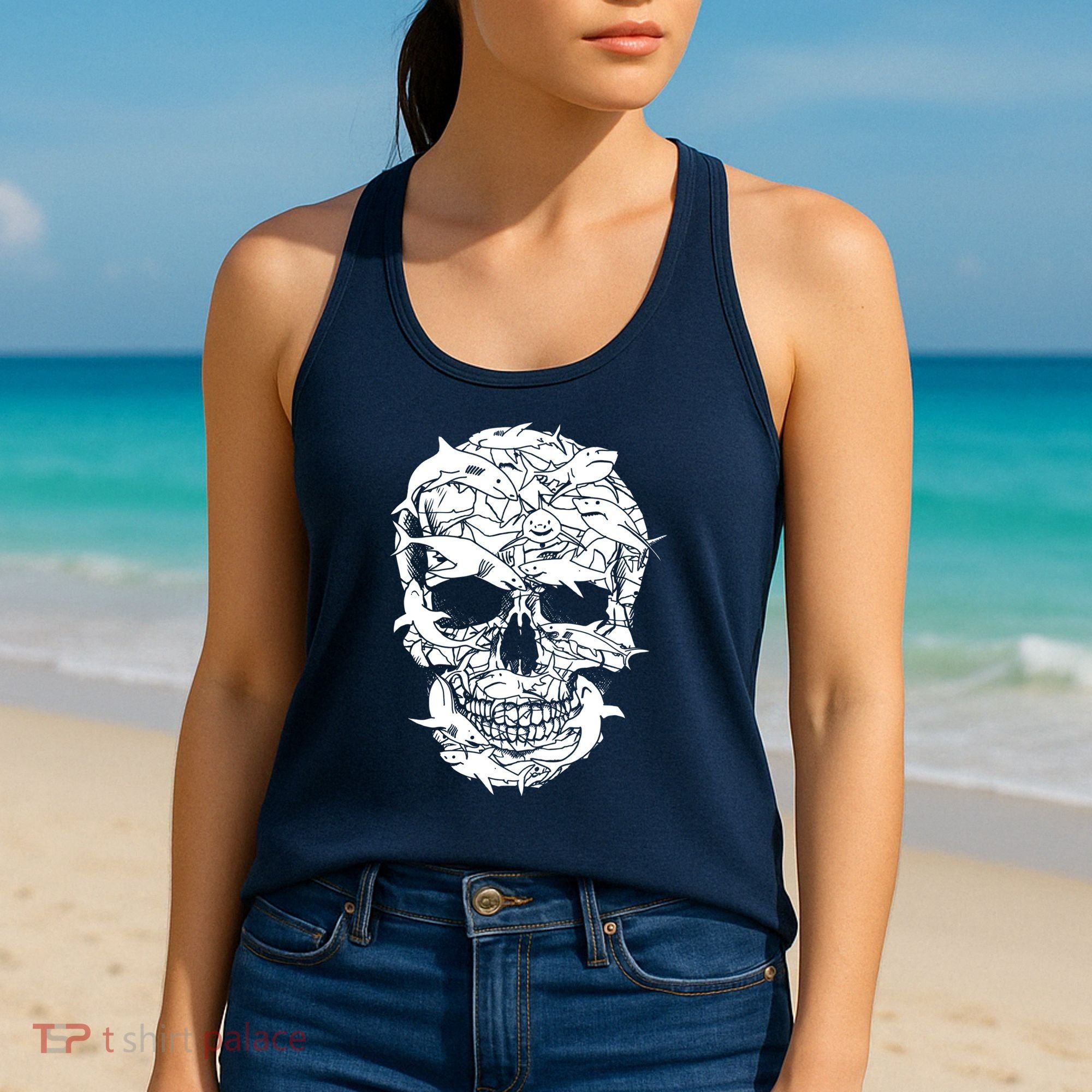 Sharks of Death Women's Tank Top