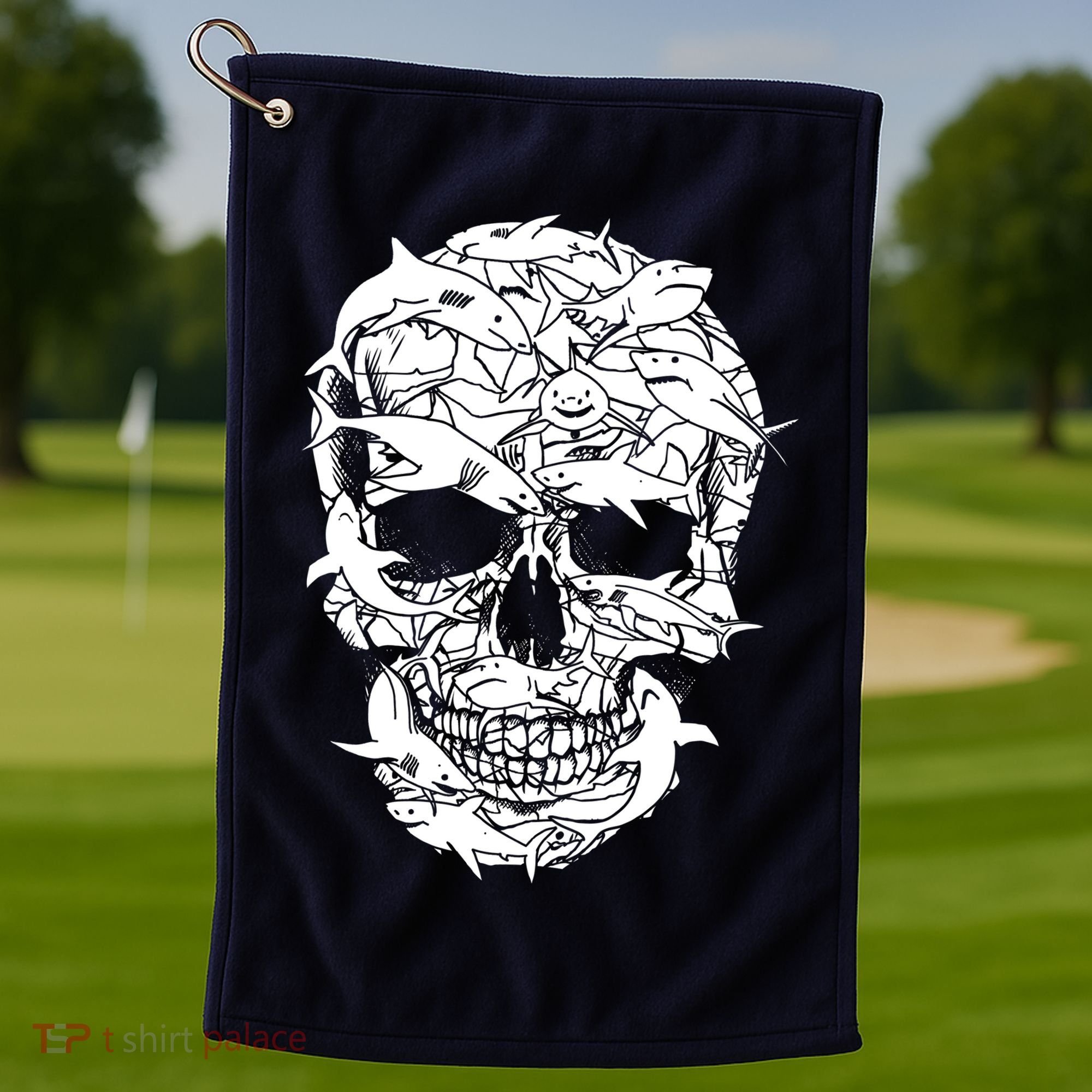 Sharks of Death Golf Towel