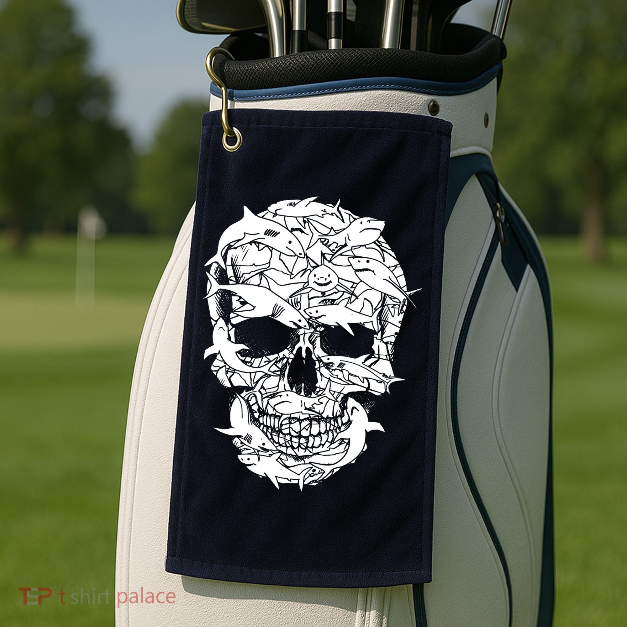 Sharks of Death Golf Towel