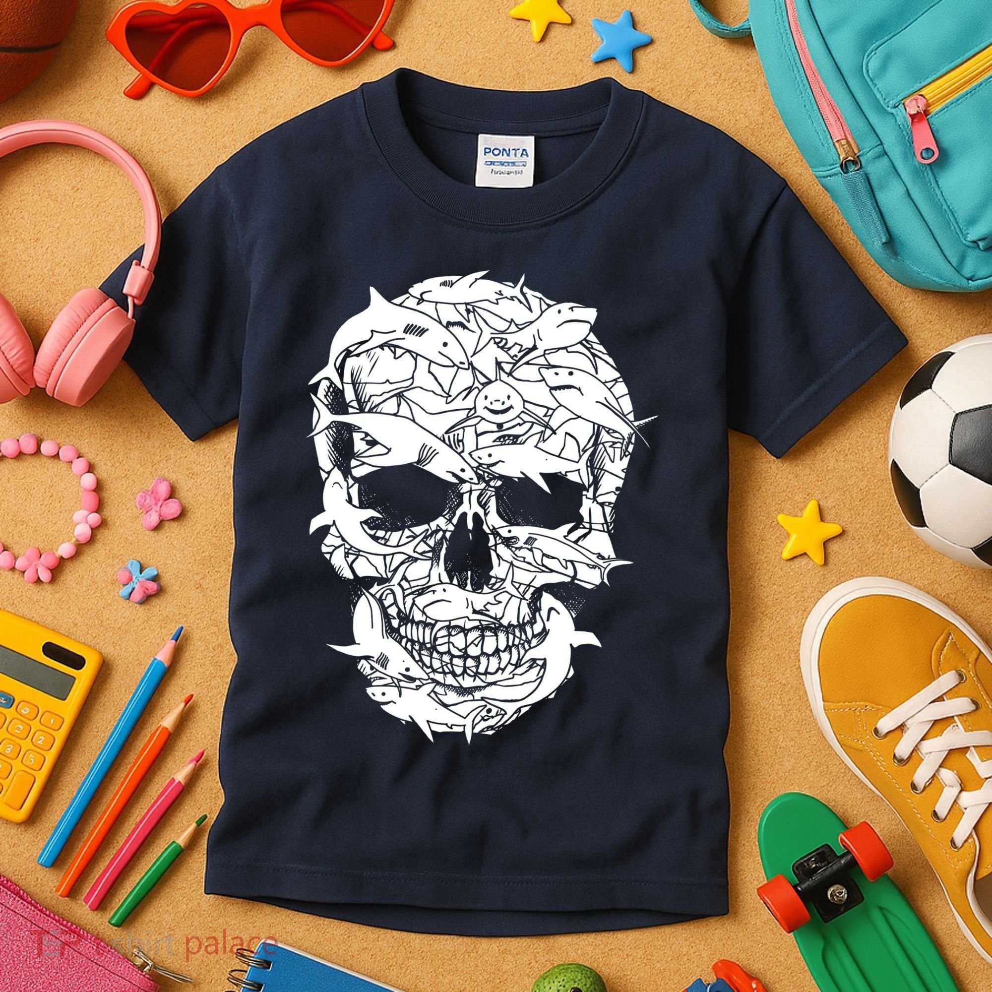 Sharks of Death Kids T-Shirt